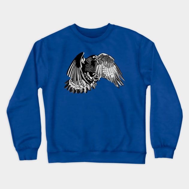 Eagle Crewneck Sweatshirt by Munda Lyn